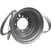 4個6.5F-10OTRホイールフォークリフト用ロックリングホイール